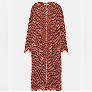 Zara Long Knit Cardigan